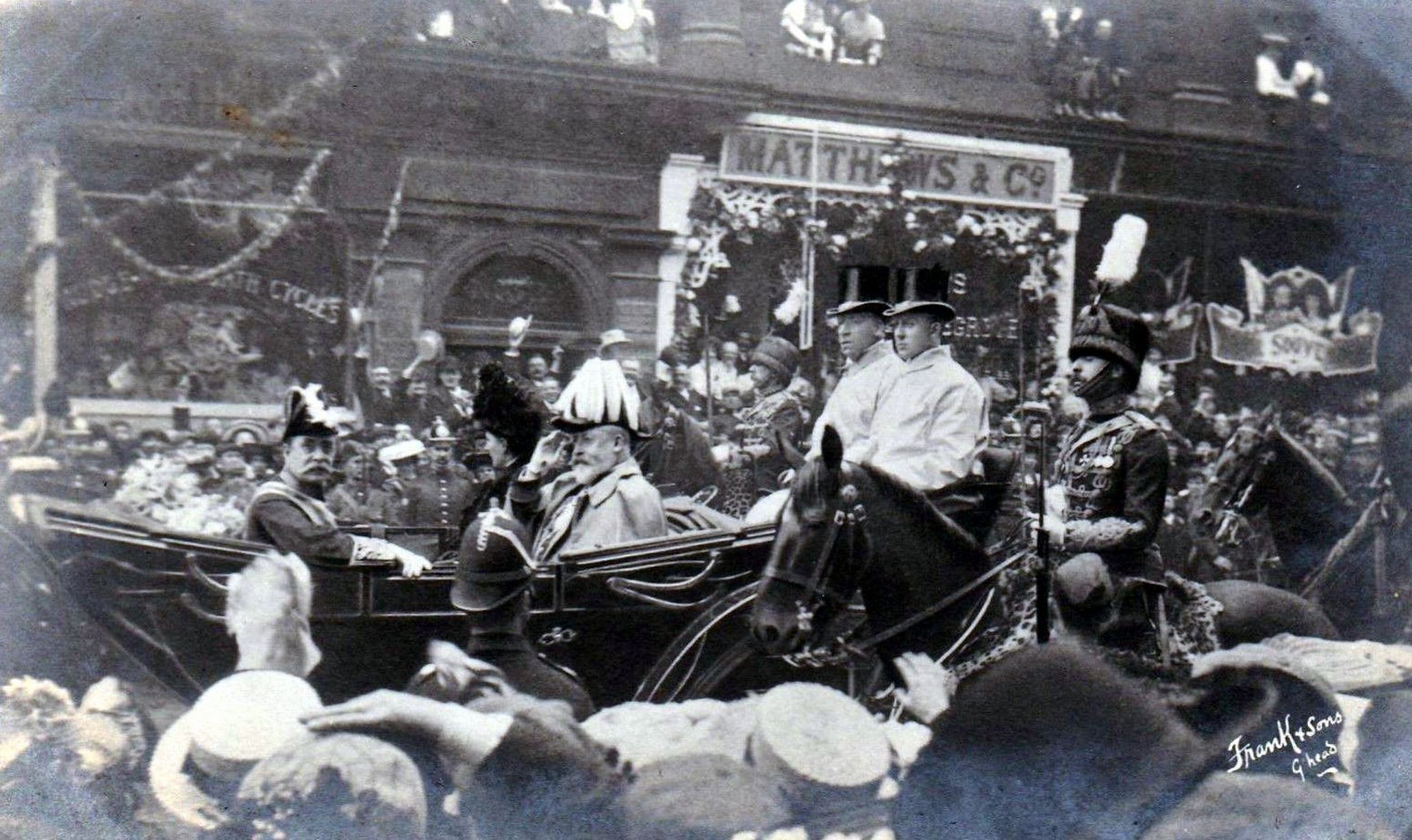 1906年，国王爱德华七世在纽卡斯尔