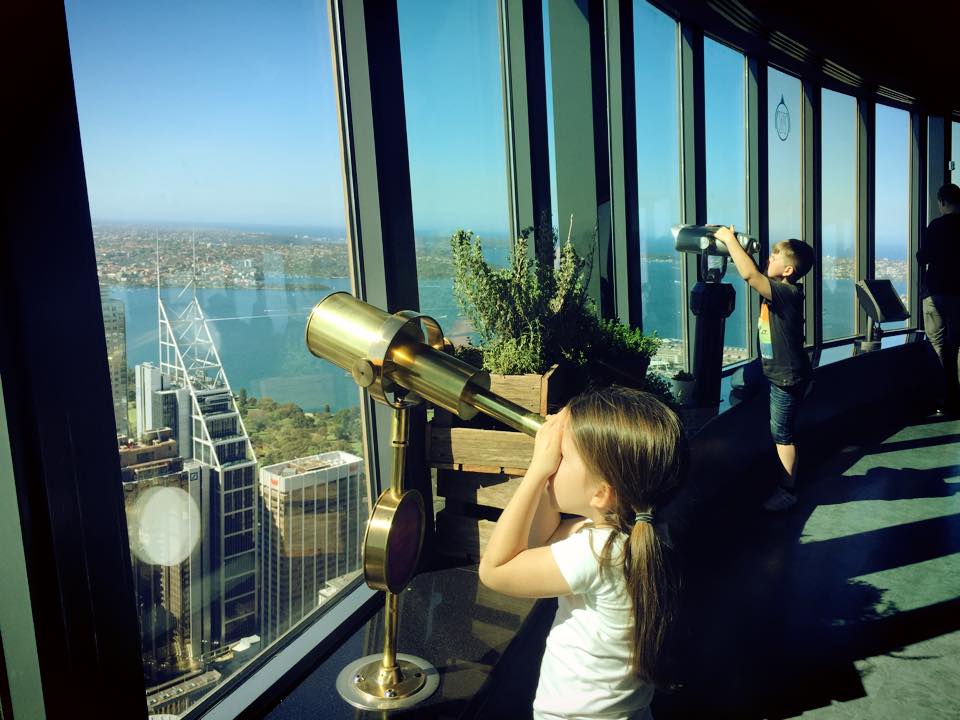 用高功率双筒望远镜看悉尼