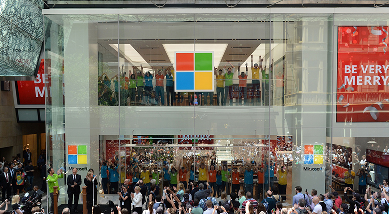 微软体验中心在皮特购物中心