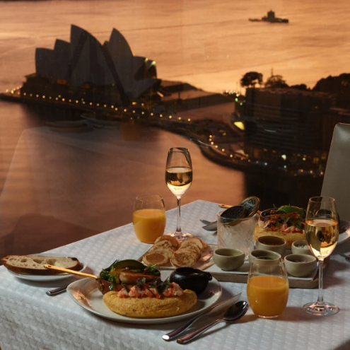 悉尼香格里拉大酒店的日出早餐