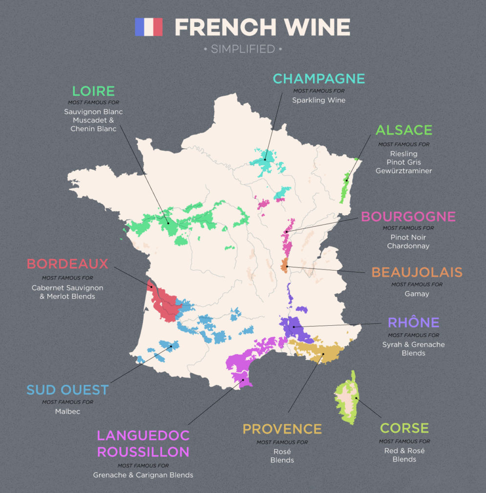 法国最著名的 11 个葡萄酒产区